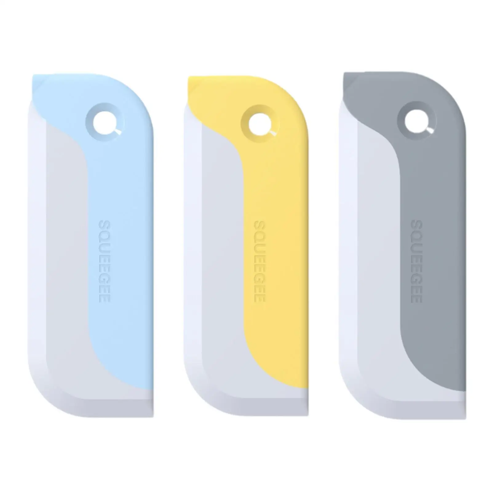 Soft Silicone Glass Wiper Scraper Bathroom Glass Cleaning Tools Squeegee Brush