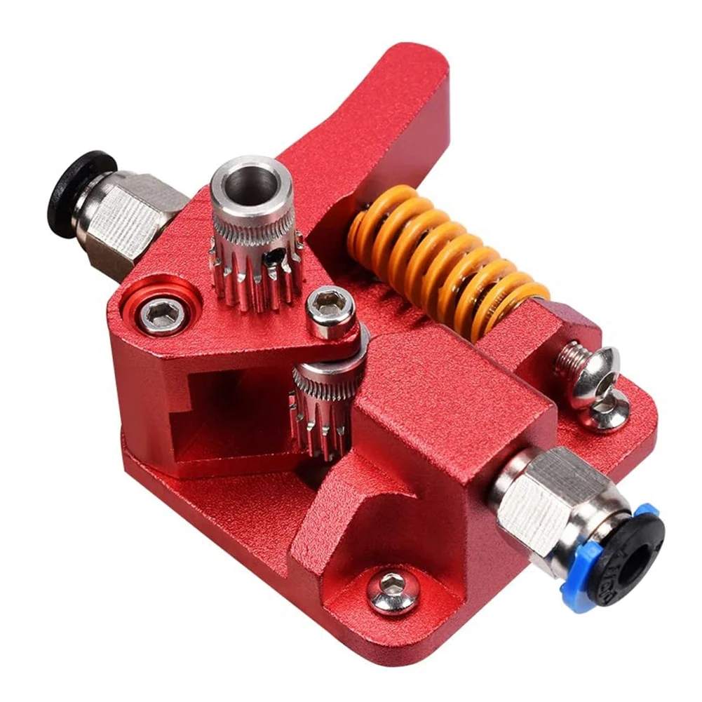 

Dual Gear Extruder, Compatible with for Ender 3 CR10 CR-10 Pro CR-10S Tornado Aluminum Drive Feed, for 3D Printer