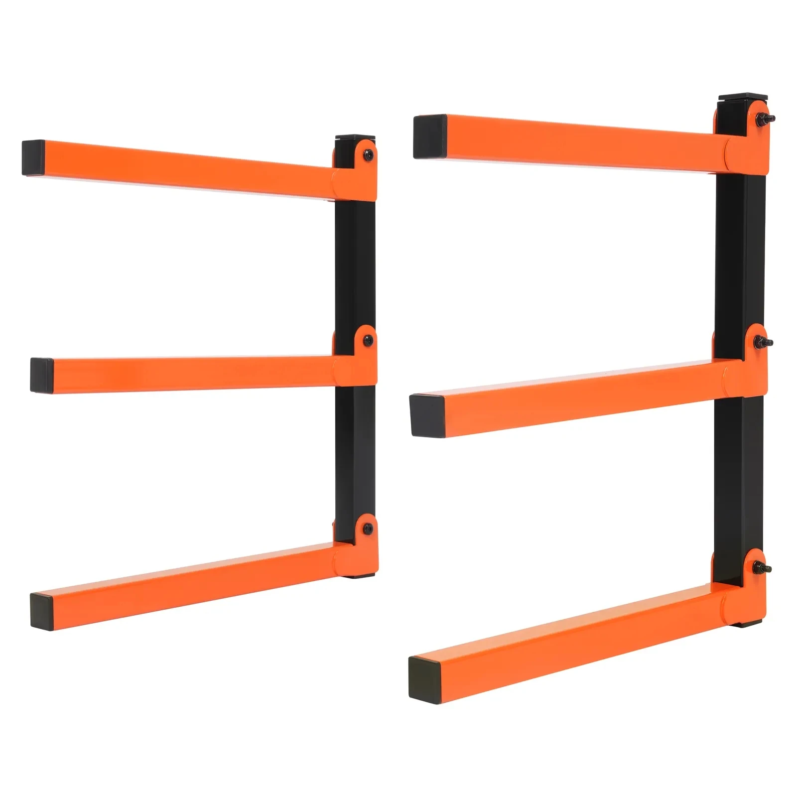 Firewood Rack Lumber Storage Rack Workshop Metal Tool Cabinets Wood Organizer 3-Level Each Shelf Garage Tool Cabinet tool organizer