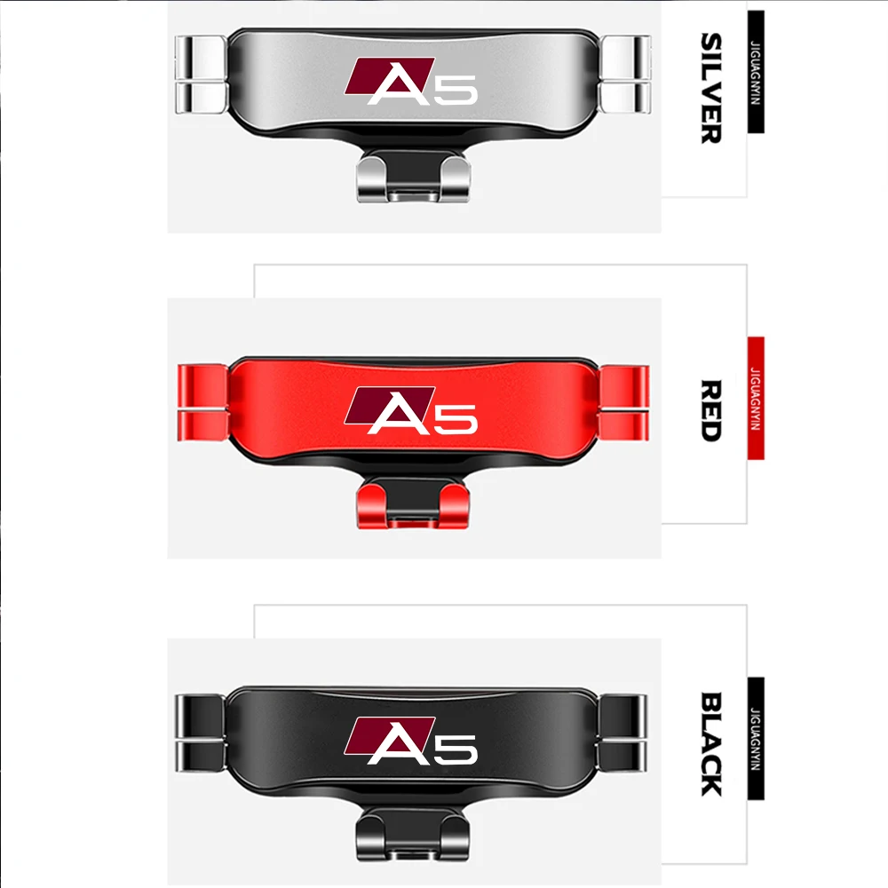 Phone Holder Mobile Phone Holder Car Mobile Phone Holder Air Vent Mounts Stand GPS Gravity Navigation Bracket For Audi A5 2008-Accessories