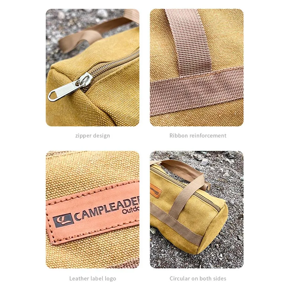 

Tool Bag Nail Bag 1PC 36*18*18cm Tent Ropes Yellow Camping Canvas Ground Mails Outdoor Shovels Tent Hammer Shovel