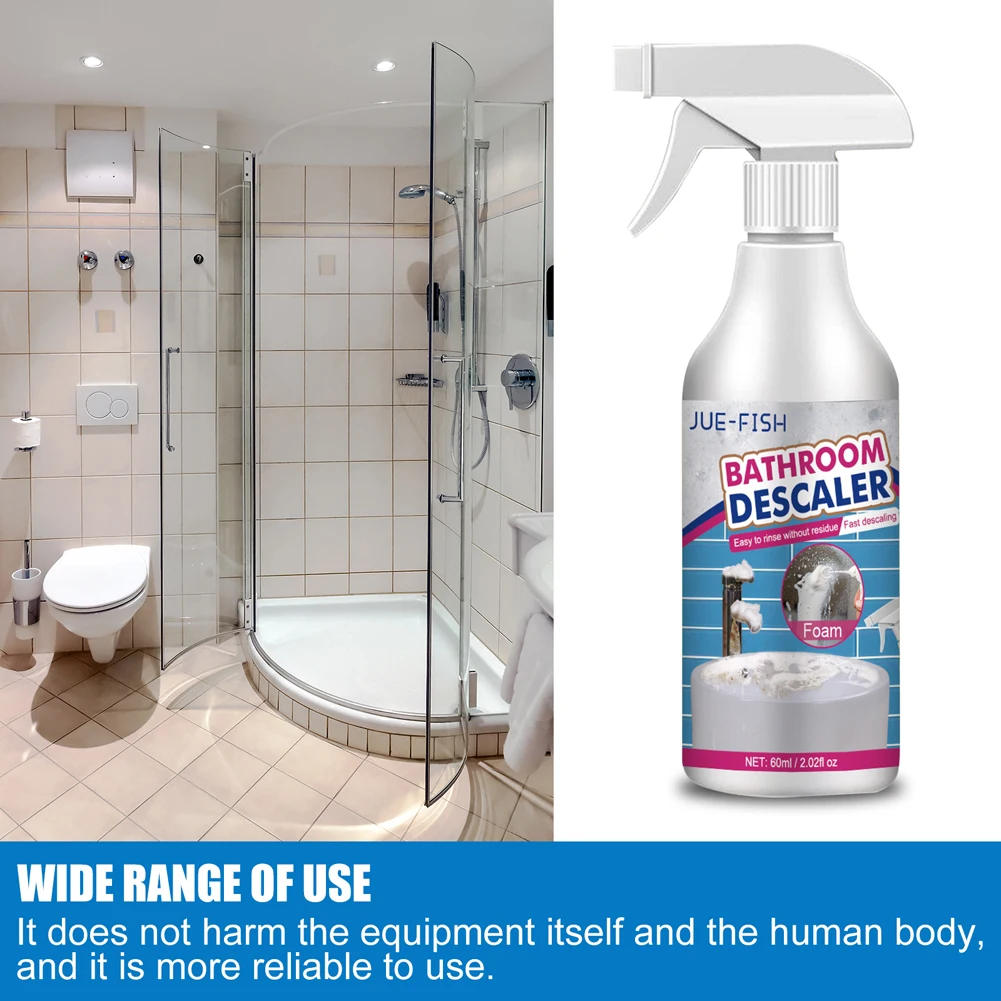 Descaling Cleaning Agent Powerful Multi-Purpose Cleaner Quickly Remove Foam Cleaning Agent for Glass Wash Basin Stainless Steel