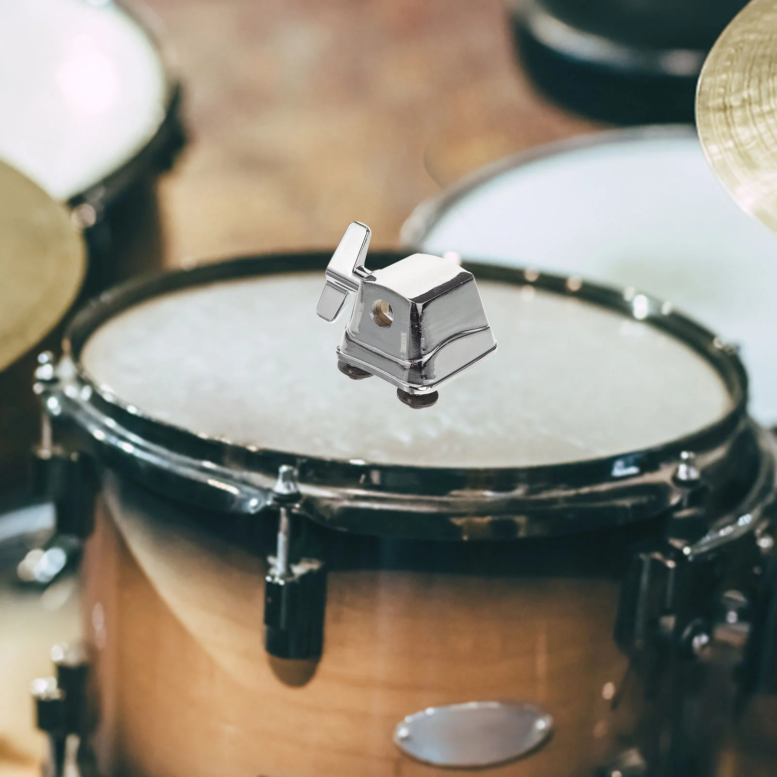 Alloy Drum Saddle Tom Drum Kit Mount Bracket Instrument Parts Snare Percussion Bases Mellophone Stand Floor Clamp
