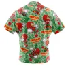 Knuckle's Sonic The Hedgehog Button UpHawaiian ShirtFashion Trend Breathable Loose Versatile Casual Sports Summer Men 2