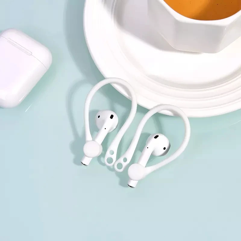Écouteurs à crochet anti-perte en silicone souple pour Apple Airpods 1, 2, 3, Air Pods Pro, écouteurs Bluetooth sans fil pour téléphone de sauna, sangle d'embouts d'oreille 5