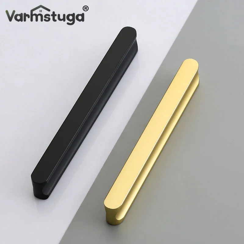 Aluminum Alloy Kitchen Cabinet Door Knobs Handles Drawer Pulls Furniture Hardware
