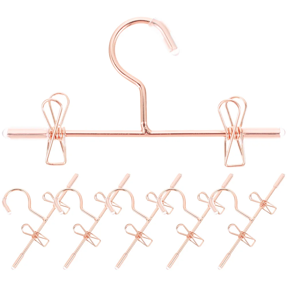 

Hangers Clothes Mini Hanger Rack Clothing Garment House Dress Metal Baby Storage Miniature Wardrobe Tiny Ornaments Coat Closet