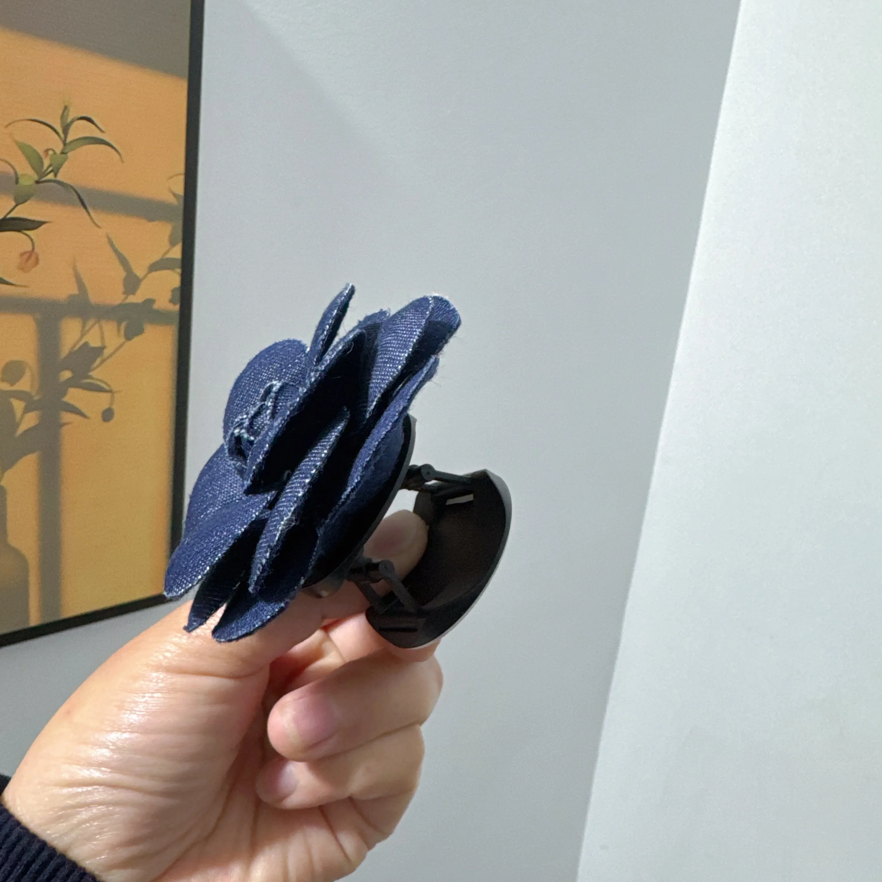 لطيف ثلاثية الأبعاد زهرة الورد طوي البنصر Griptok...