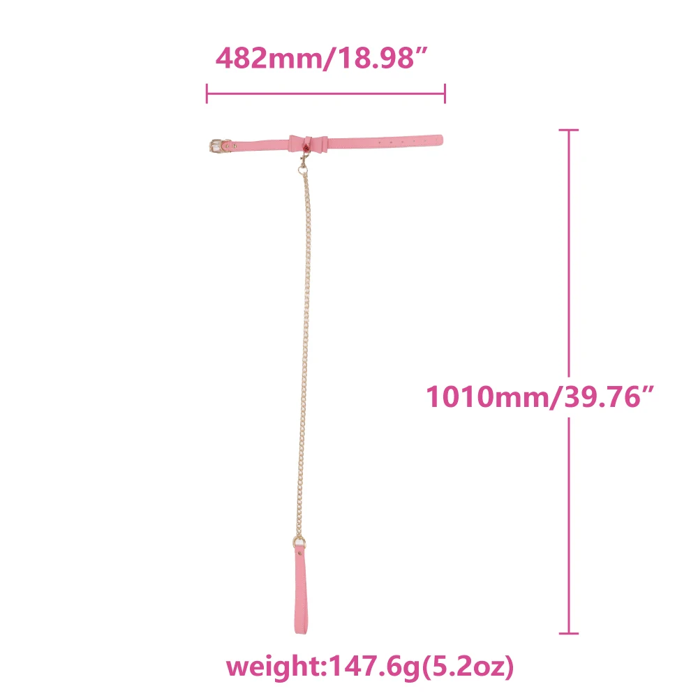 BDSM Bow Tie Slave Collar Conditioning Alternative Female Leather Neck Collar Bondage game Role Play Bondage,Adult Sex Toys