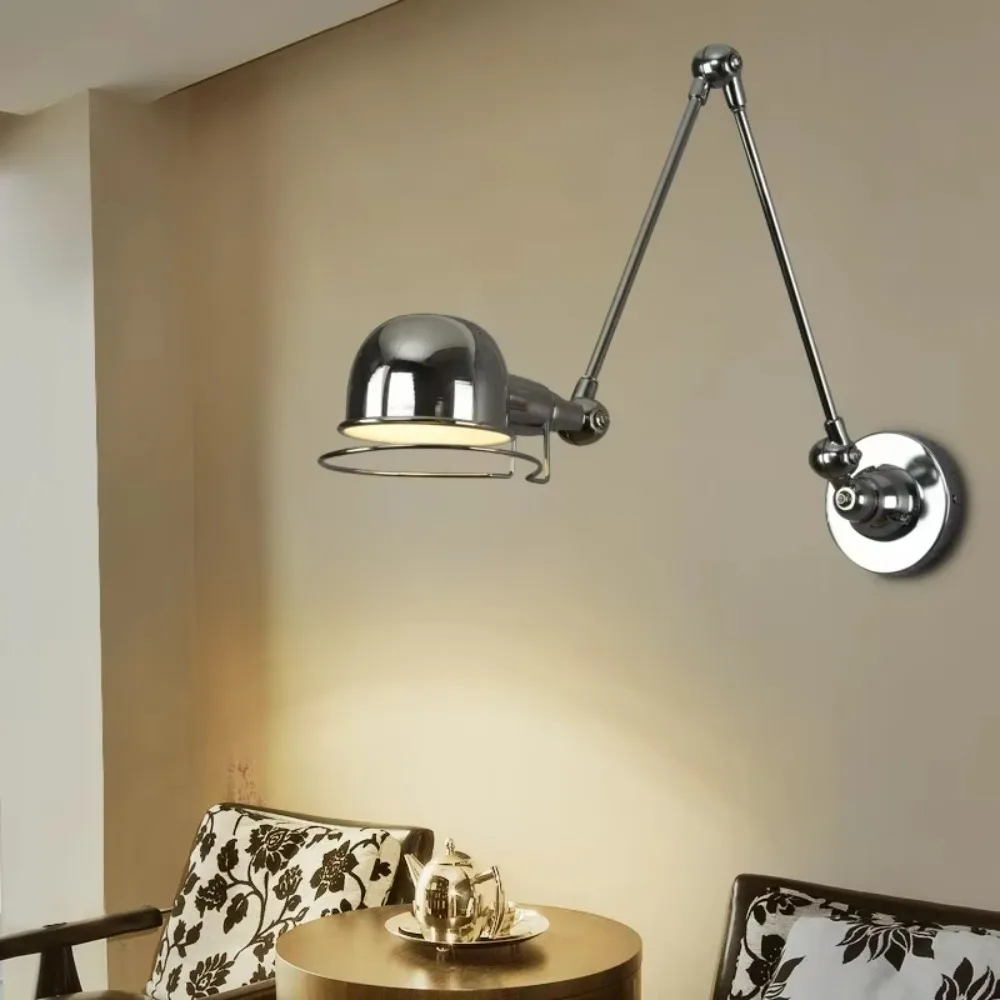 Loft Vintage industrial jielde long Arm adjustable Wall Lamp Reminisce Retractable E14 LED wall lights for bedroom living room