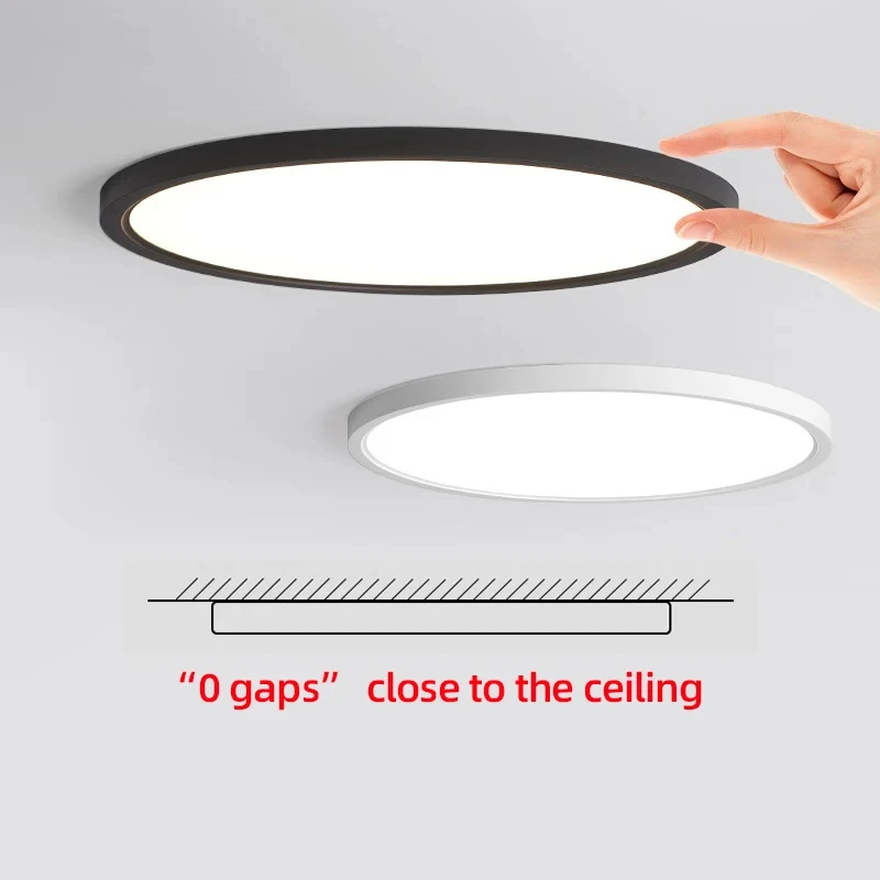 LED Ultra-thin Ceiling Light Modern Simple Circular Full Spectrum Living Room Bedroom Study Eye Protection
