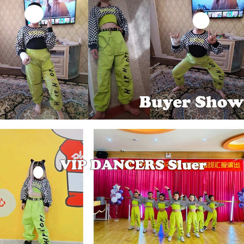 2023 Girls Jazz Dance Costumes Children'S Hip-Hop Street Dance Clothes Ballroom Hip Hop Dancing Clothes Stage Outfits DQS6223 - Image 6