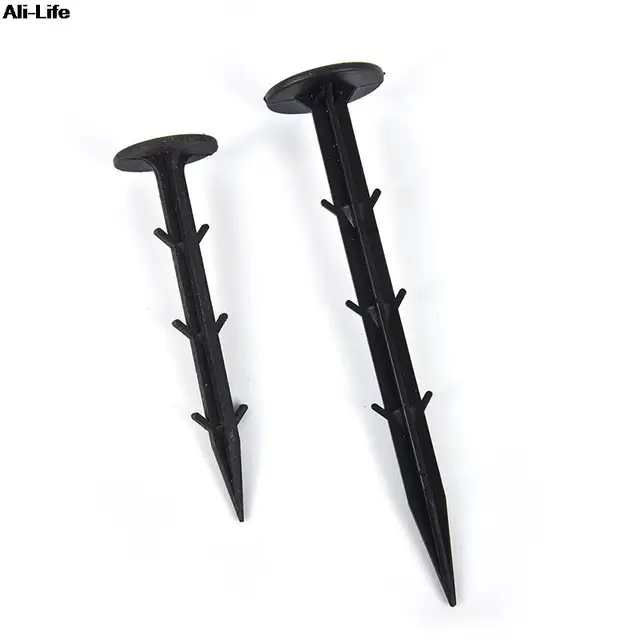 50Db/Csomag/Csomag Fekete Pp Talajtakaró Árnyékoló Kártevőirtó Kerti Földi Köröm Műanyag Fóliák Rögzített Csapok Kertész Rögzítő Szerszámok - Image 2