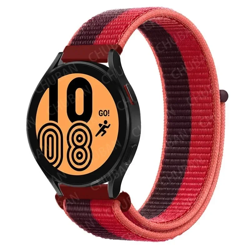 Nylon Sport Loop Bracelet, 22mm/20mm Strap, Universal Smartwatch Band