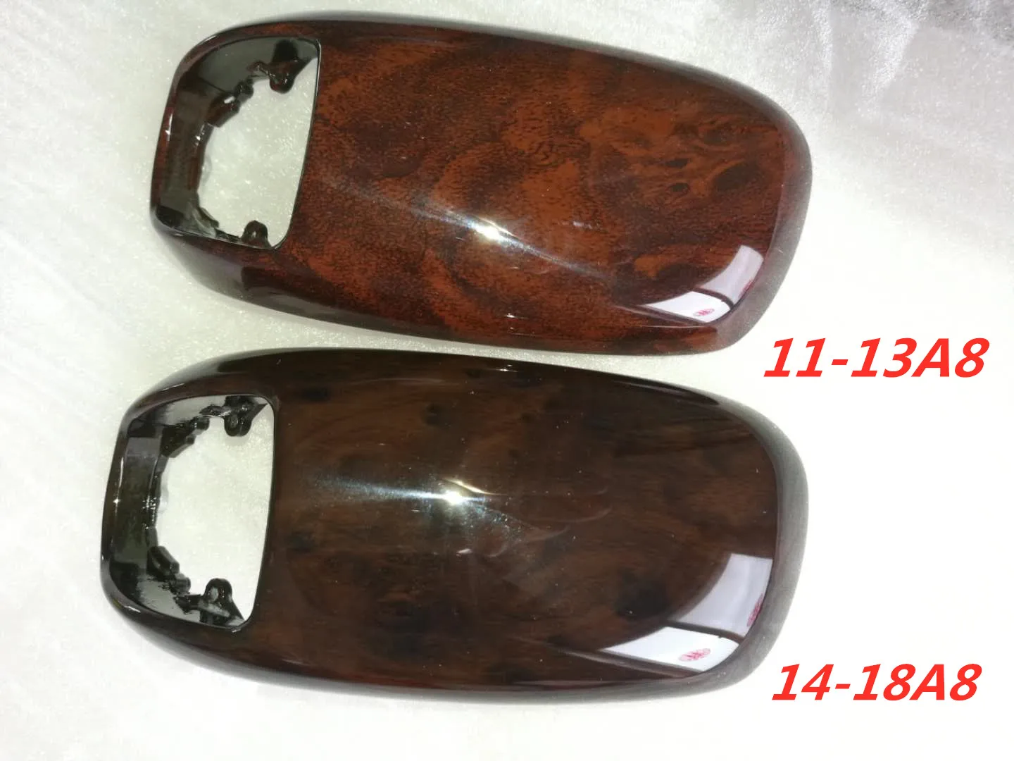 

1pc for Audi A8L Gear Head Shift Handle Cover Peach Wood Handball Cover Gear Switch Button