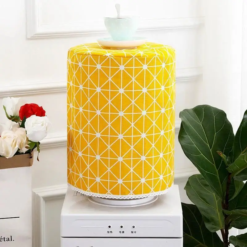 Linen Water Dispenser Cover Bucket Sleeve Dust Cover Barrel Home Dustproof Upper Opening Reusable Removable Dust water dispenser cover