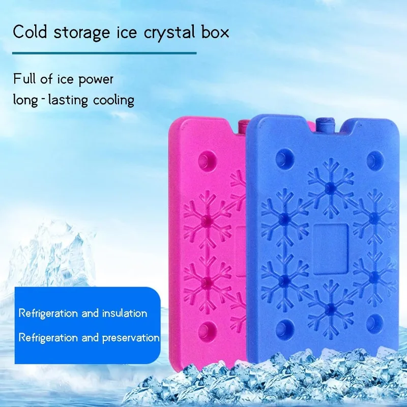 6PCS/SET Ice Pack Reusable Freezer Cooler Ice Blocks Fun and Colorful Cooler Bag Leakproof Wine Home Party Bar Picnic Use