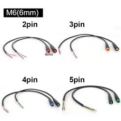 Durable Waterproof E-Bike Power and Signal Cable Connector with Brake Sensor - 5P (4 pair)
