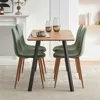 Velvet Dining Chairs Set of 4 - Modern Seating with Metal Legs for Living, Bedroom,Dining Room - Green Chairs for Dining Room 5