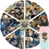 50pcs Retro Astronomy Universe Planets Stickers for Suitcase Phone Notebook Galaxy Moon Astrology Aesthetic Decals Sticker 6
