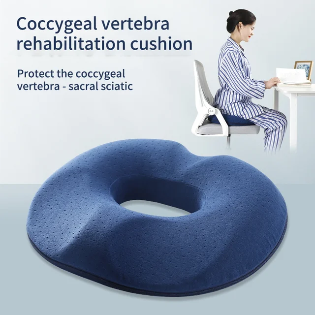 1 pièces oreiller beignet hémorroïde coussin de siège coccyx orthopédique siège médical chaise de Prostate pour coussin de chaise en mousse à mémoire de forme 1