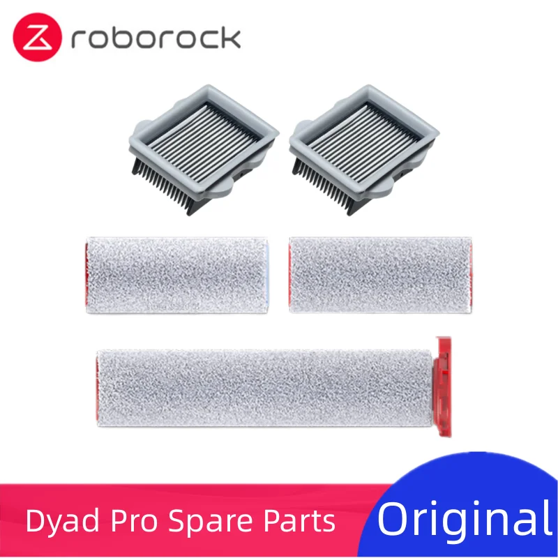 Bürstenrolle & Filter Set Für Roborock Dyad Pro – 3 Bürsten + 3 HEPA Filter + Reinigungsbürste