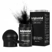 Adglamful Fibers capillaires (15g) – Volume instantané 10sec, applicateur en spray pour cheveux clairsemés |   Couverture invisible et uniforme 2