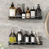 Aluminum Shelf Bathroom Storage Rack Wall Mounted Cosmetic Storage Rack Suitable For Bathroom Item Storage 3