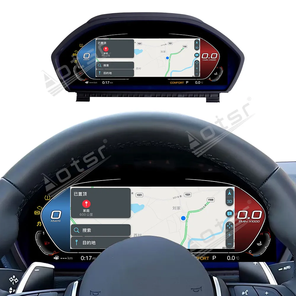BMW LCD デジタルメータ Amazon.com: SNATEEN 12.3 inch for BMW 5 Series 6 Series E60