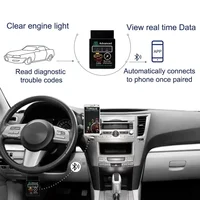 Mini ELM327 OBD2 Scanner V1.5 Bluetooth OBD Car Diagnostic Tool Code Reader For Android Windows IOS Automotive Fault Detector - Image 2
