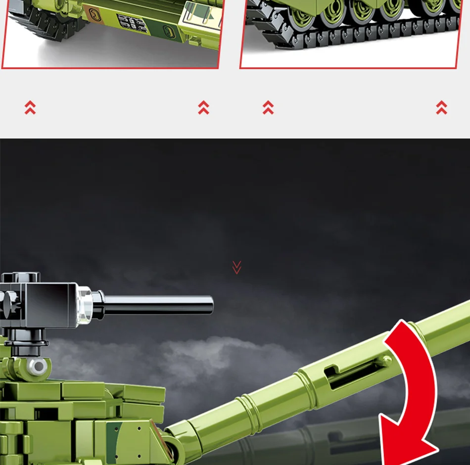 SEMBO Military Weapon 99A Tank Model Building Blocks Boys WW2 Army Soldiers Educational DIY Figures Bricks Toys For Children wood blocks for crafts