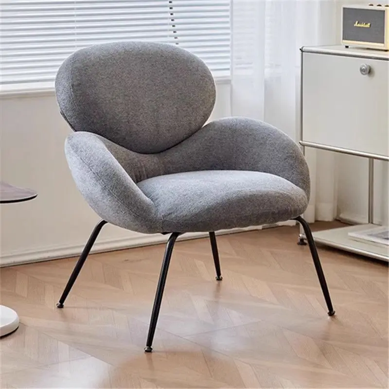 Nordic Furniture Light Luxury, Single, Sofa Chair, Home, Simple, Living Room, Bedroom, Lazy, Recliner, Balcony, Leisure, Chair