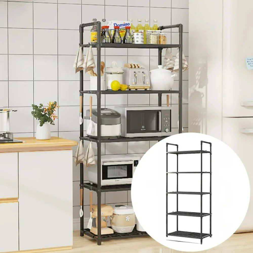 Floor-Standing Microwave Storage Racks storage rack kitchen storage cart Multi Scene Bathroom Living Room Shelf Multi-Layer Kitchen Rack Tools Pot Racks Storage