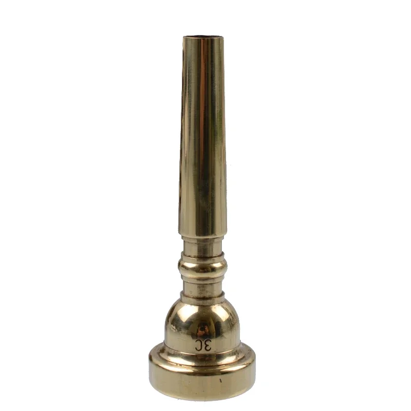 High Quality 3Pcs Golden Professional Trumpet 3C 5C 7C Mouth Piece Mouthpiece Gold
