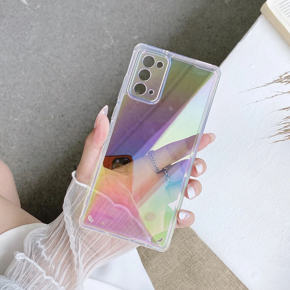Prabangus graientinis skaidrus dėklas, skirtas Samsung Galaxy A55 A35 A25 A15 A24 A73 A23 A53 A13 A33 A54 A34 A14 A52 A72 A51 A71 Hard Shell_voghion.com