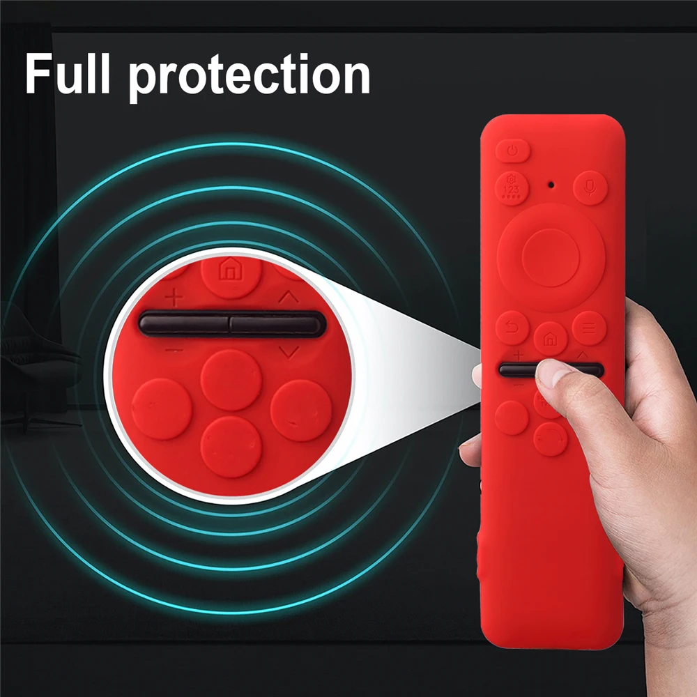 Silicone Protective Case for Samsung Remote Control BN59-01432 Smart TV Remote Dustproof Cover Sleeve for BN59-01432 silicone remote case silicone remote sleeve silicone remote cover silicone case protector remote controller cover