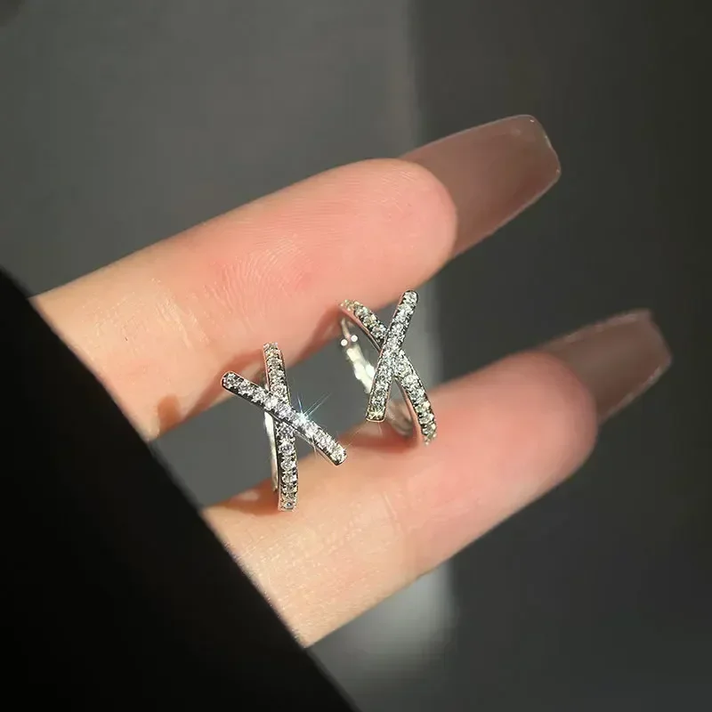 Punk Metal Zircon Ear Cuff Ear Clip for Women No Pierced C Shape Geometric Small Earcuff Wrap Earcuff Clips Jewelry