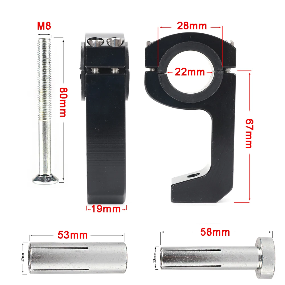  Ϲ 28mm 22mm ڵ  ȣ ڵ  ڵ , CRF YZ YZF KX KLX KXF WR WRF SX SXF XC EXC TE RMZ