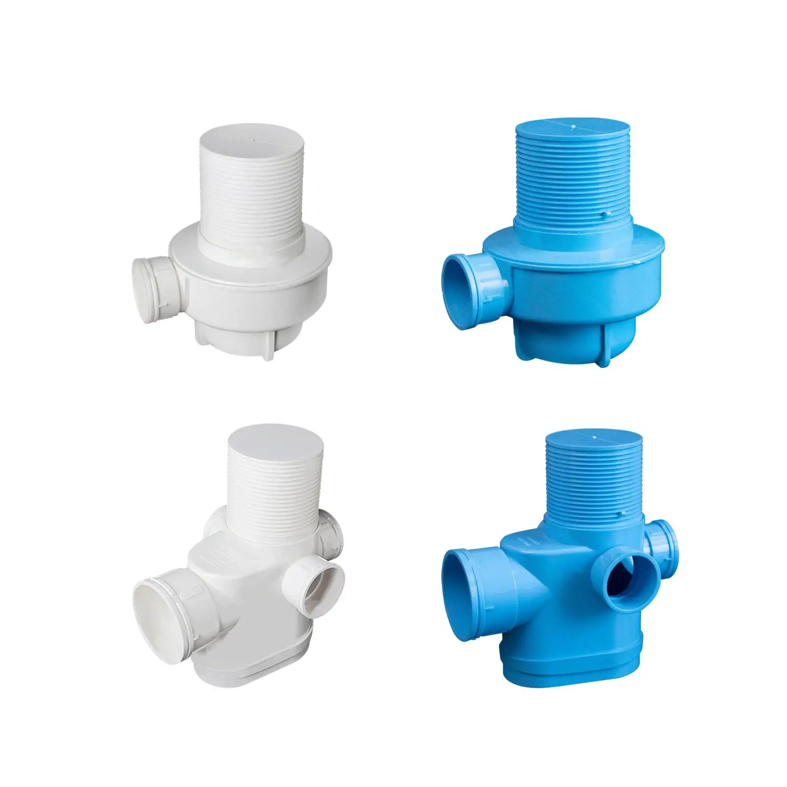 Drain Pipe Connector Downspout Drain Diverter Male Female Thread Gutter Pipe Connector Fitting Sink Toilet Bathroom Kitchen