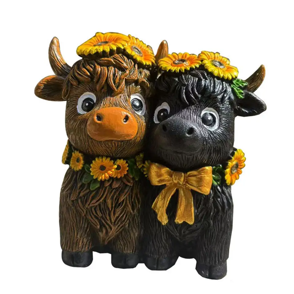 Antiguedades Decoracion Colgantes Decorativos De Vacas De Las Tierras Altas – Lindos Vasos Acrílicos, Perfectos Para Regalo O Decoración Del Hogar Regalo Lindo Naturaleza Multicolor