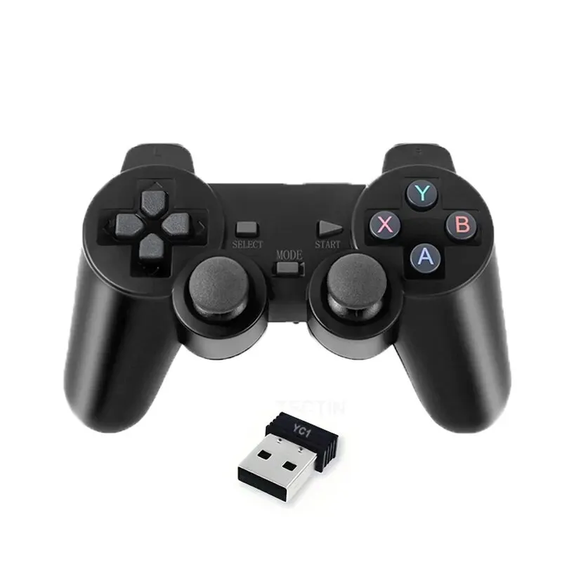 1pc/2 pcs 2.4 gamepad אלחוטי עבור בקר משחק ג 'ויסטיק עבור טלוויזיה אנדרואיד pc שליטה עבור תיבת משחק תיבת המחשב