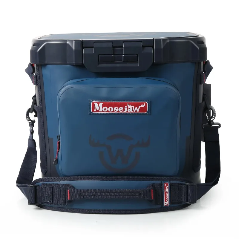 

Moosejaw 36 Can Chilladilla Leak Proof Soft-Sided Cooler, Blue
