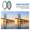 NEEWER Magnetic Lens Filter Kit, Neutral Density ND1000 & MCUV & CPL Filter, Adapter Ring, Filter Cap with 42-Layer Multi-Coated 4