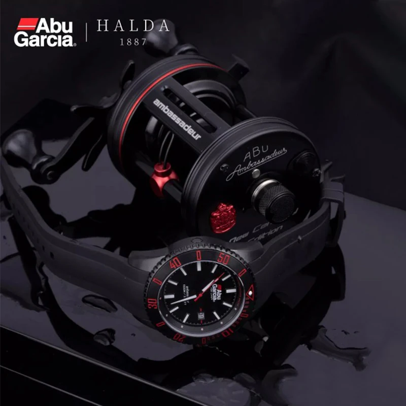 

ABU Garcia Ursprung Centennial Commemorative Set Limited Edition Drum Fishing Wheel HALDA Watch