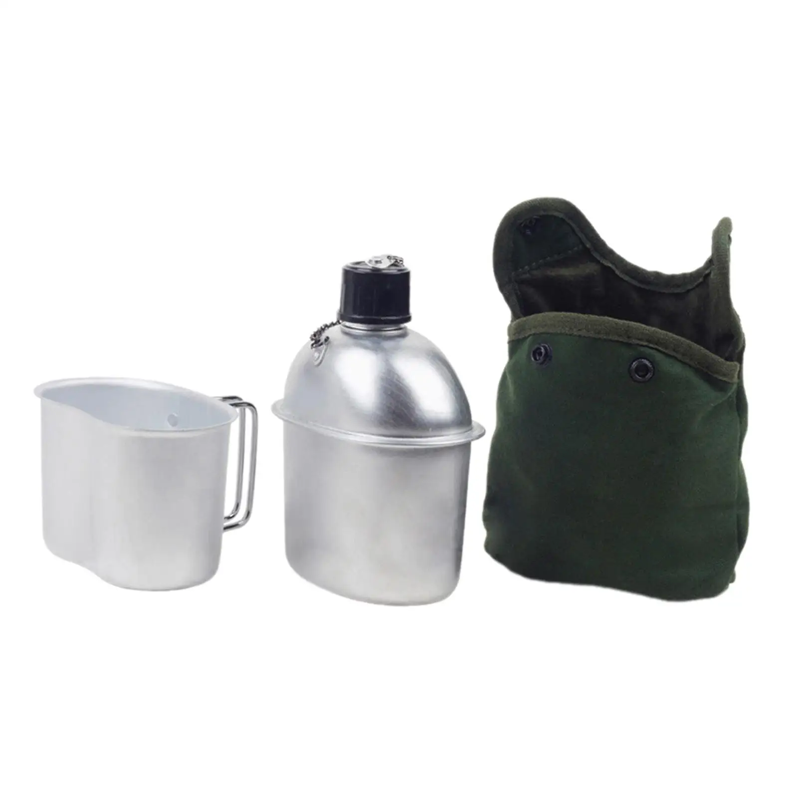 Outside Canteen Cookware Set with Foldable Handle for Barbecue Picnic Travel Outside Canteen Cookware Set with Foldable Handle for Barbecue Picnic Travel