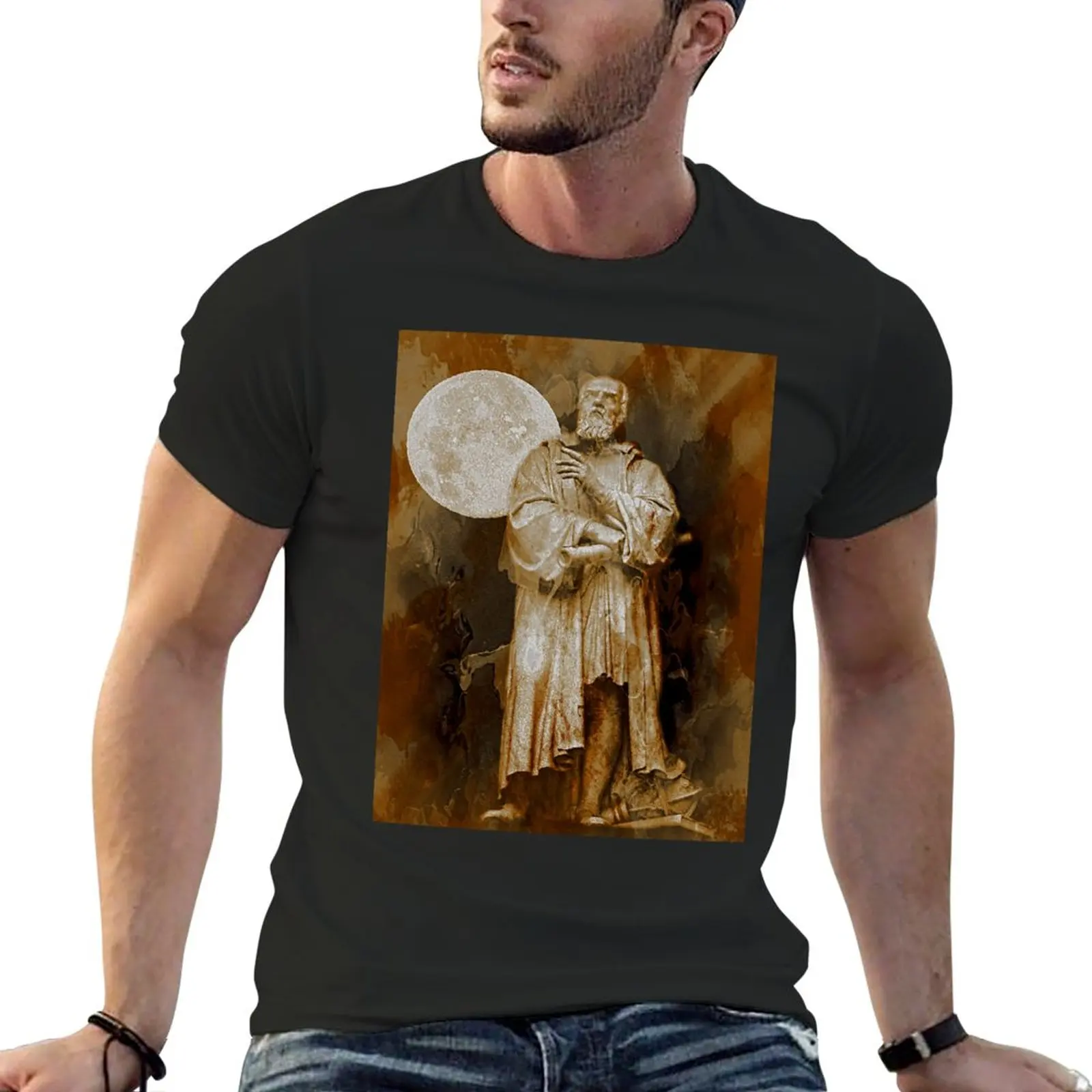 

Galileo T-Shirt summer top aesthetic clothes men t shirts