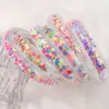 1pc Fashion Transparent Quicksand Headbands For Baby Kids Girls Glitter Sequin Hairbands Bezel Hair Hoops Hair Accessories Gift 5