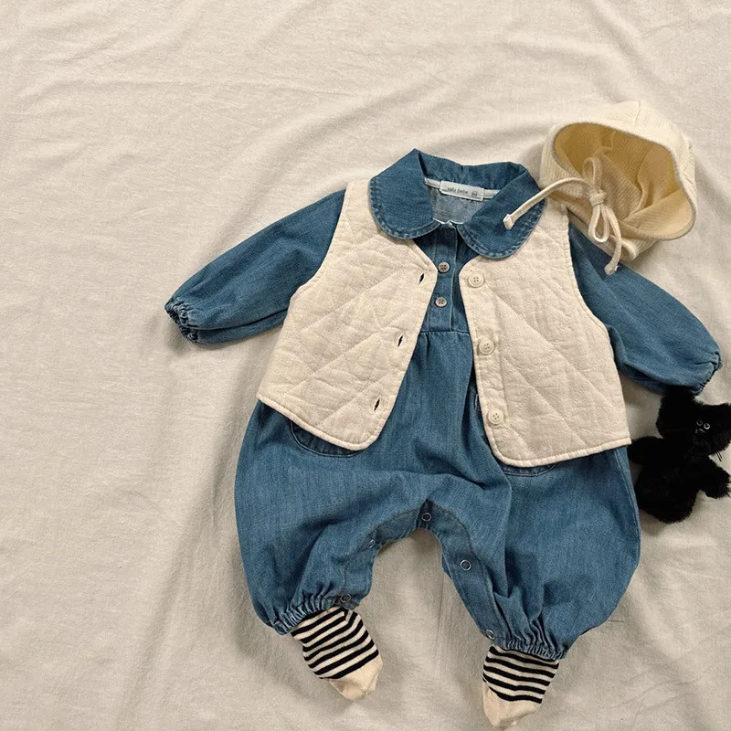 Description Picture 5 of item2025 Autumn New Baby Girl Sleeveless Vest Coat Infant Boys Casual Jacket Solid Toddler Windproof Vest Kids Clothes