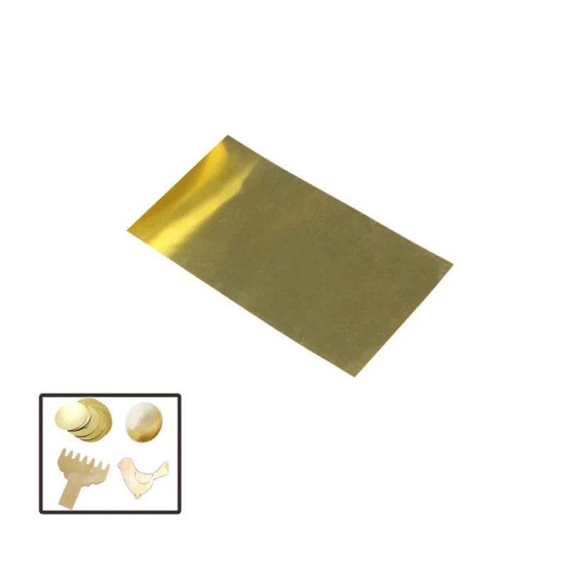 0.5/0.8/0.1/0.2/1/2x100 x100mm Brass Sheet Frame Model Mould Suitable For Manufacture of precision instruments ship parts brass sheet plate