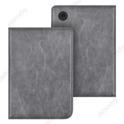 Enhanced Protective Shell with Smart Cover, Hand Strap, and Stand for 6'' E - Reader Auto Sleep/Wake Case (Grey)